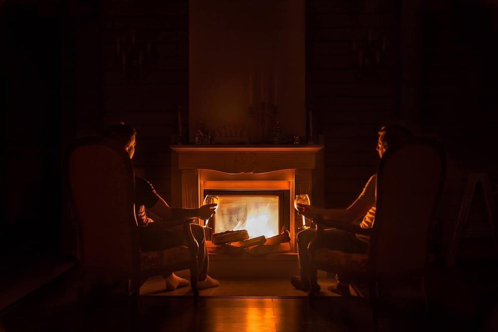VanderWall Brothers fireplace and stone work