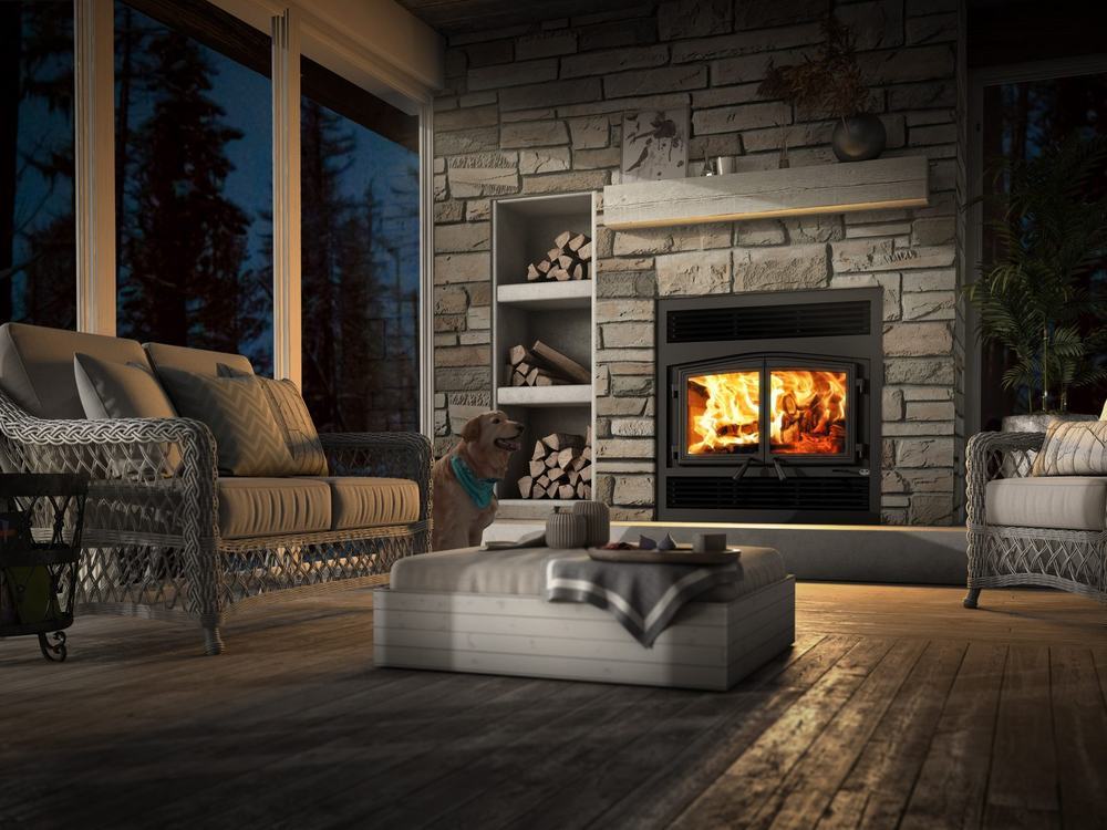 VanderWall Brothers fireplace and stone work