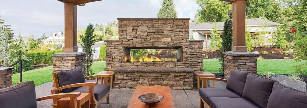 VanderWall Brothers fireplace and stone work