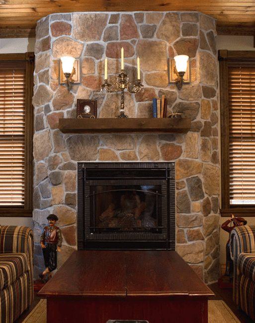 Stone and brick veneer