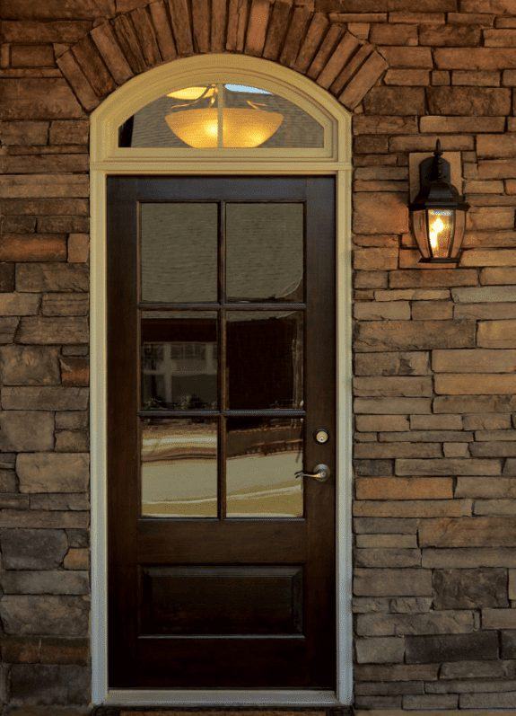 Stone and brick veneer