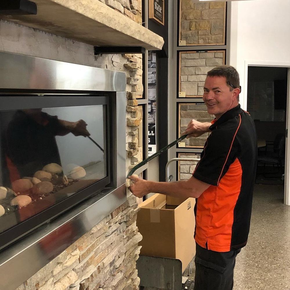Chimney and fireplace service work