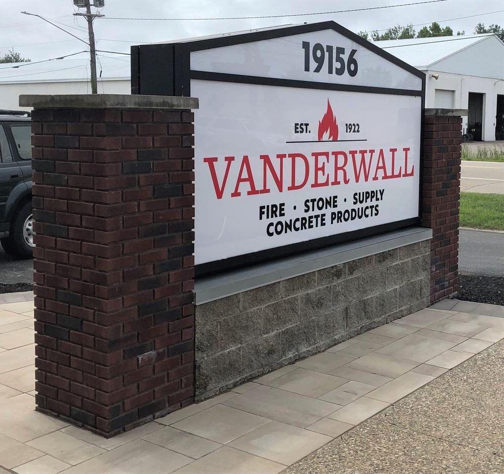 VanderWall Brothers fireplace and stone work