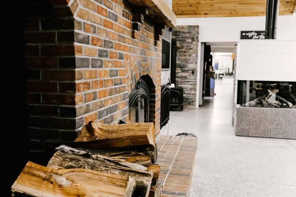 VanderWall Brothers fireplace and stone work
