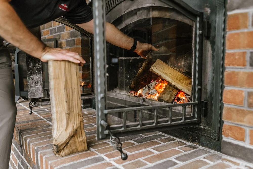VanderWall Brothers fireplace and stone work