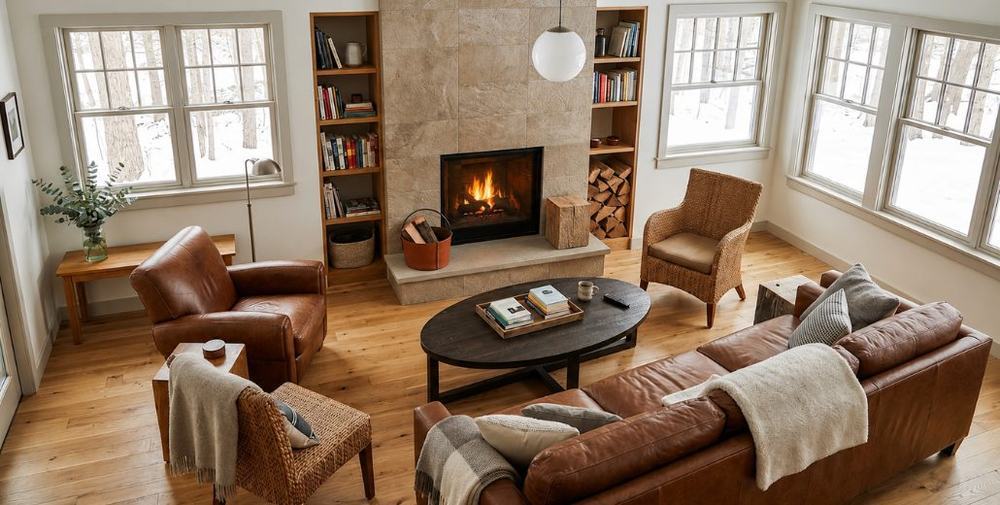 How Fireplace Placement Influences the Way Your Room Functions