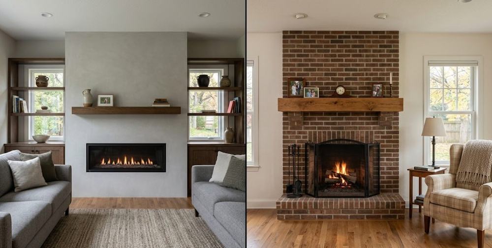 How to Choose the Right Fireplace Size: Proportions and Viewing Area