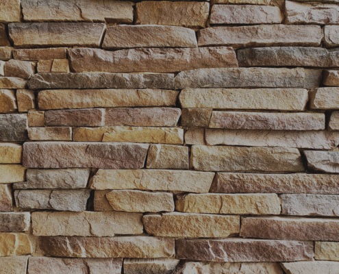 manufactured stone wall