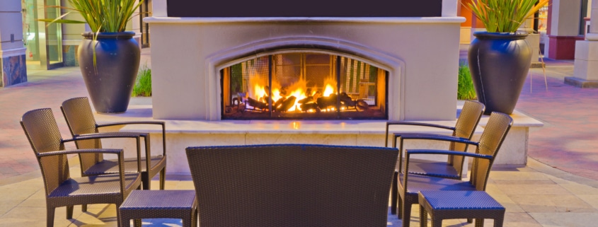 types of outdoor fireplaces