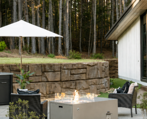 Outdoor fire feature
